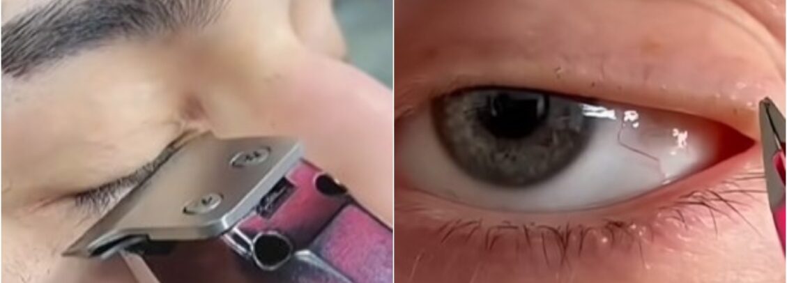 raspar cílios tendência tiktok