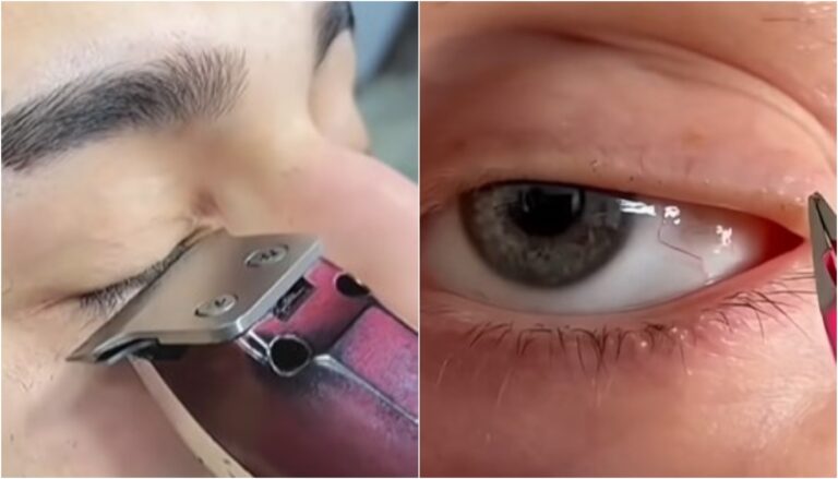 raspar cílios tendência tiktok